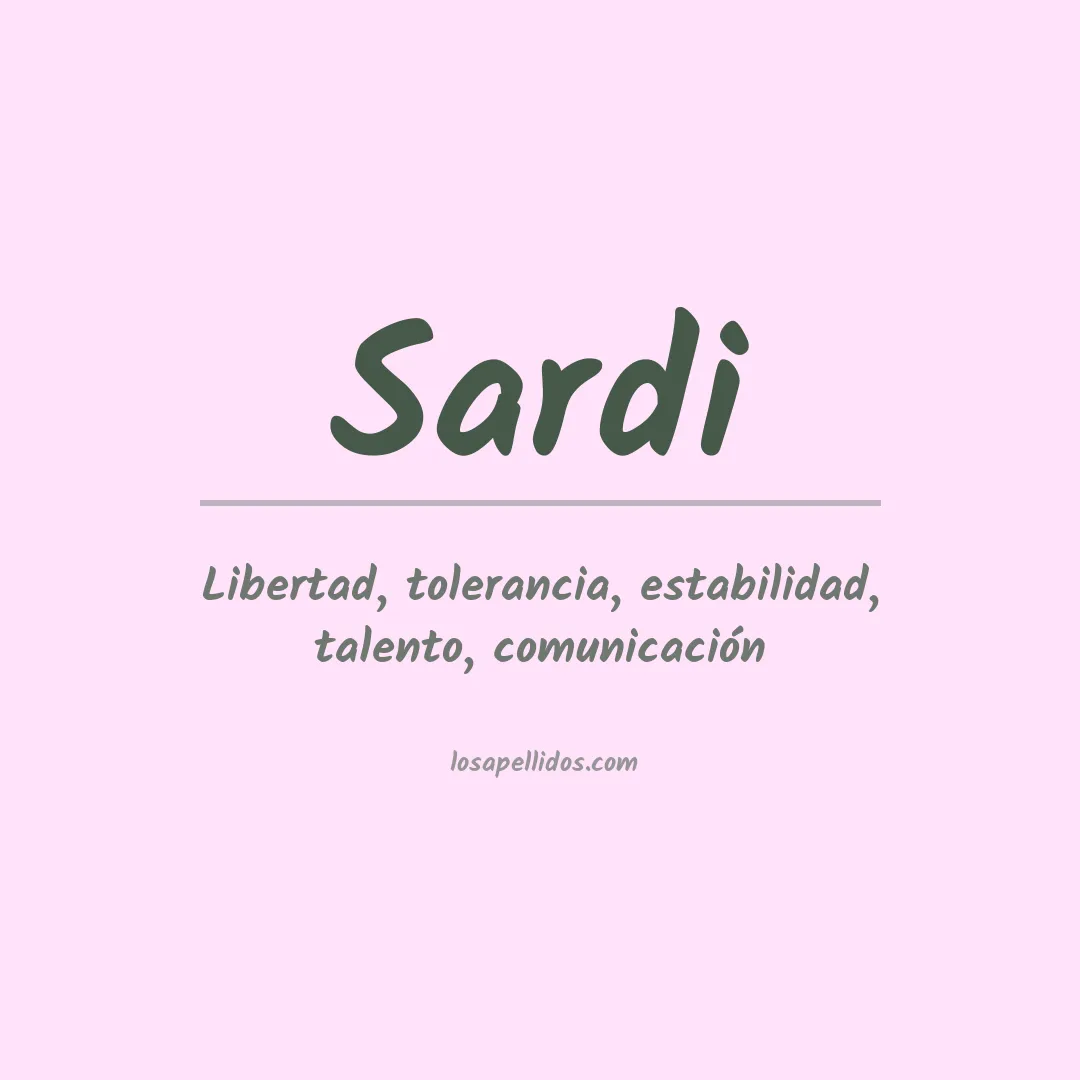 Apellido Sardi