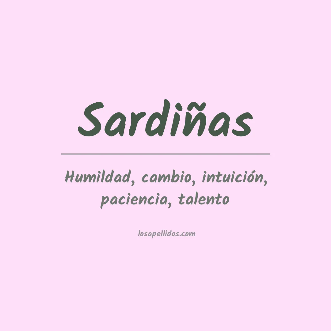 Apellido Sardiñas