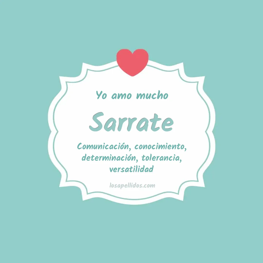 Yo amo mucho Sarrate