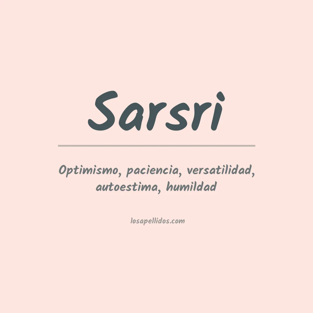Apellido Sarsri