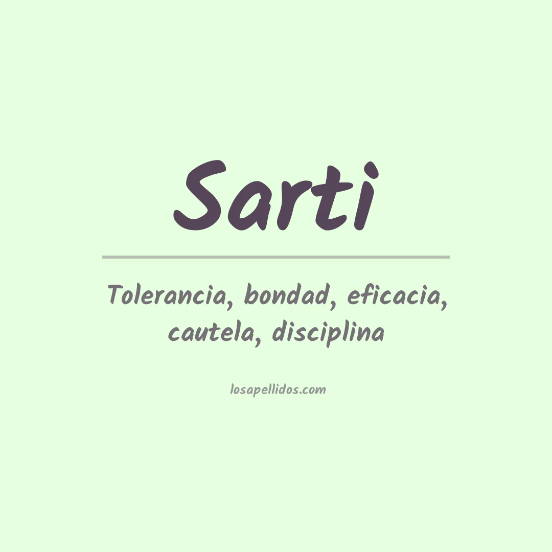 Apellido Sarti