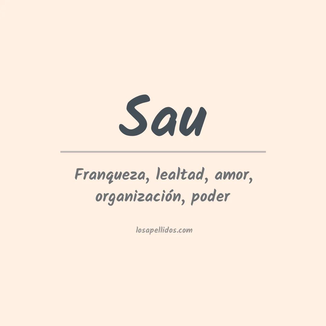Apellido Sau