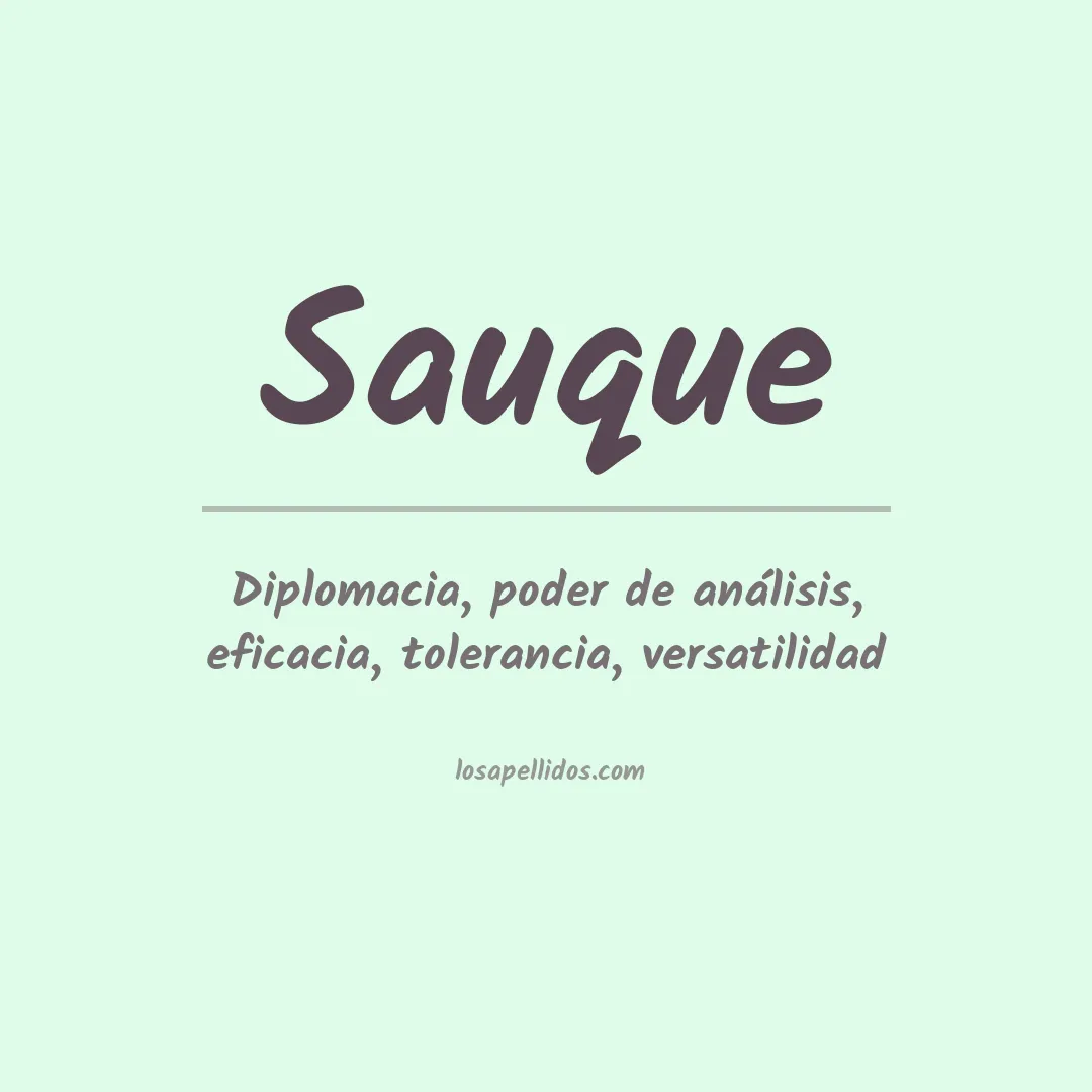 Apellido Sauque