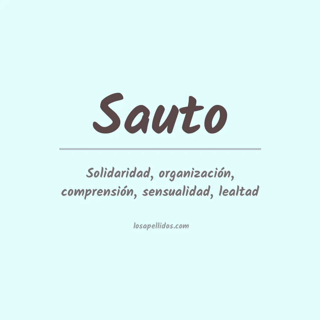 Apellido Sauto