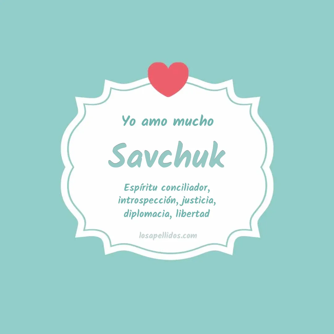 Yo amo mucho Savchuk