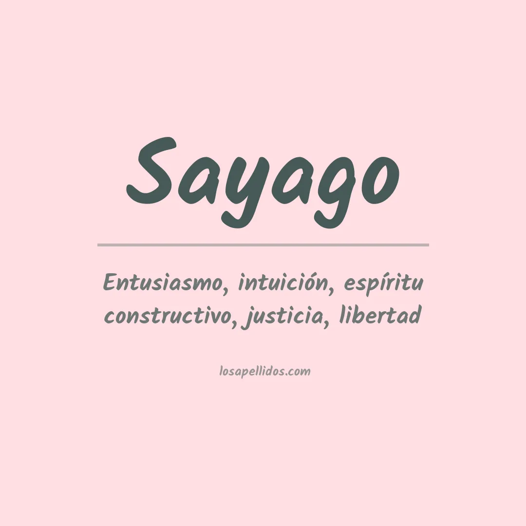 Apellido Sayago