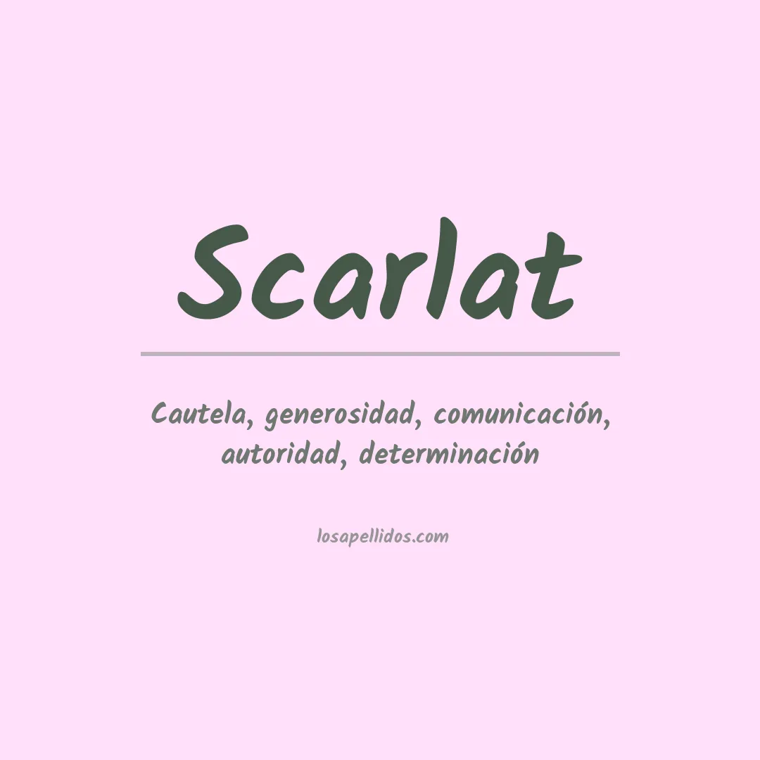 Apellido Scarlat