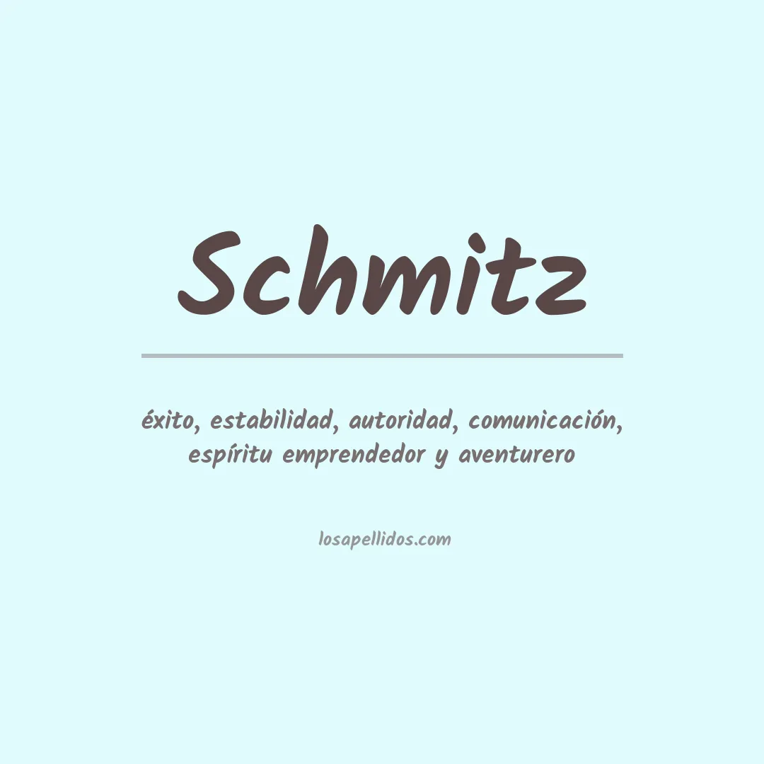 Apellido Schmitz