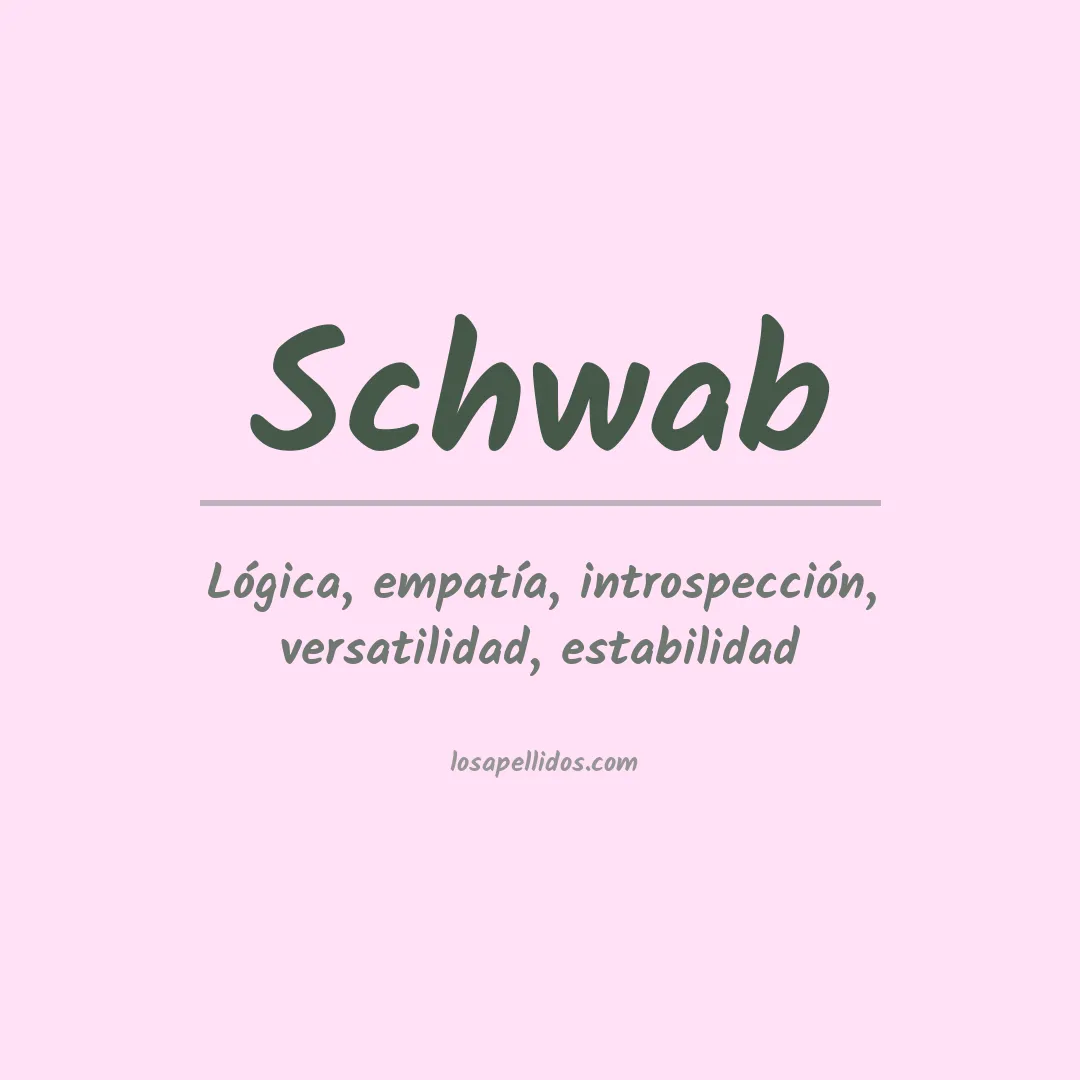 Apellido Schwab