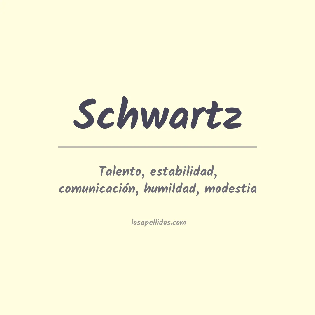 Apellido Schwartz