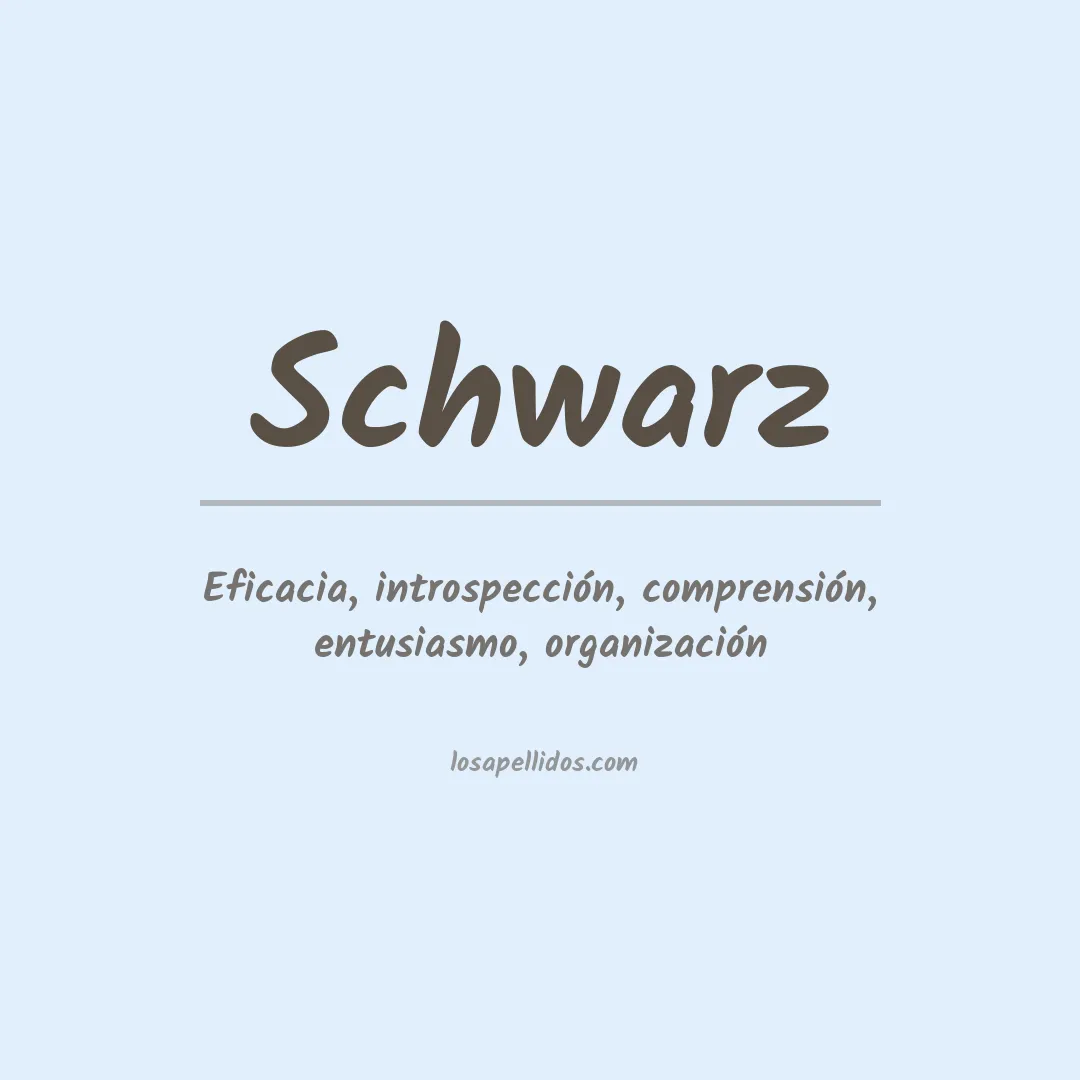 Apellido Schwarz
