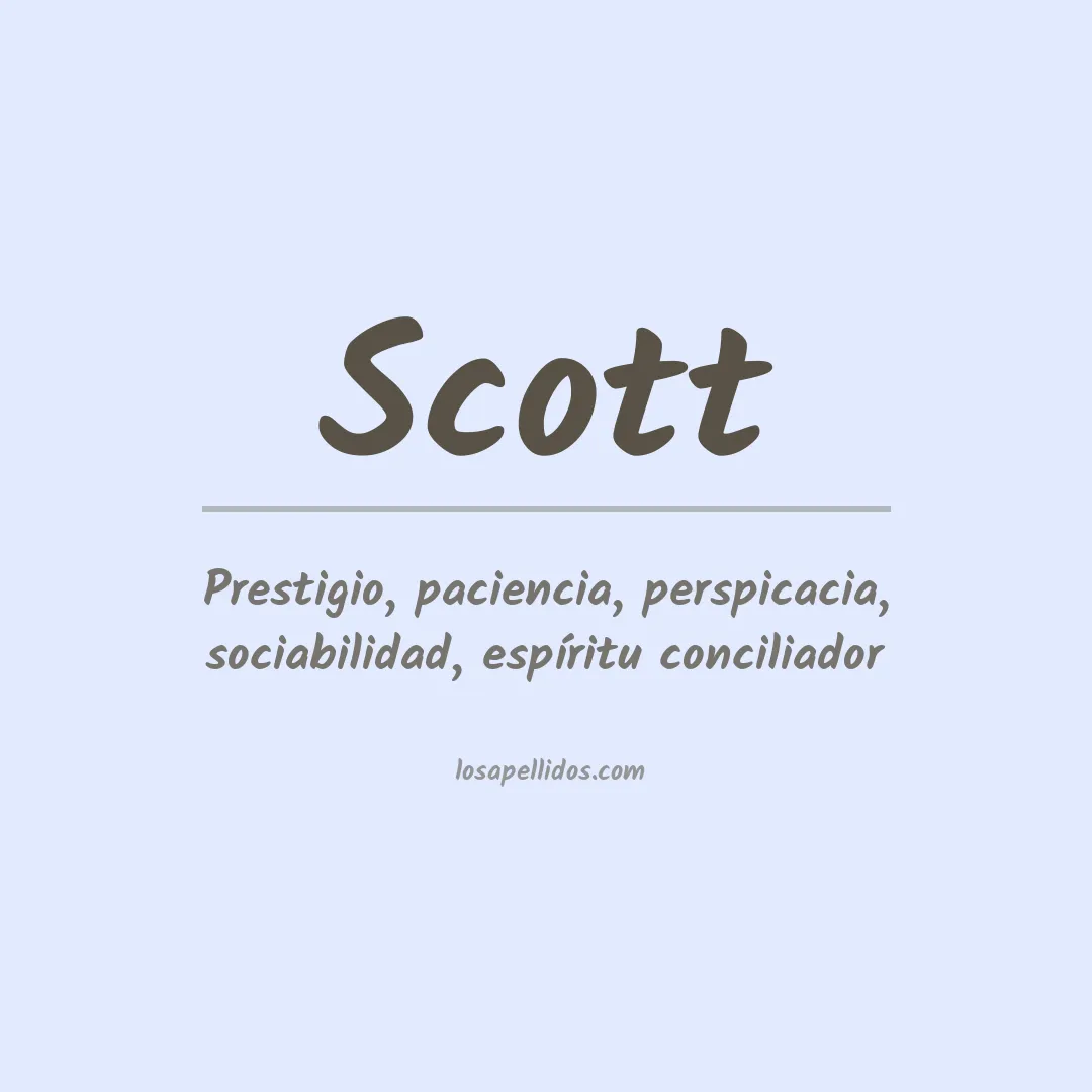 Apellido Scott