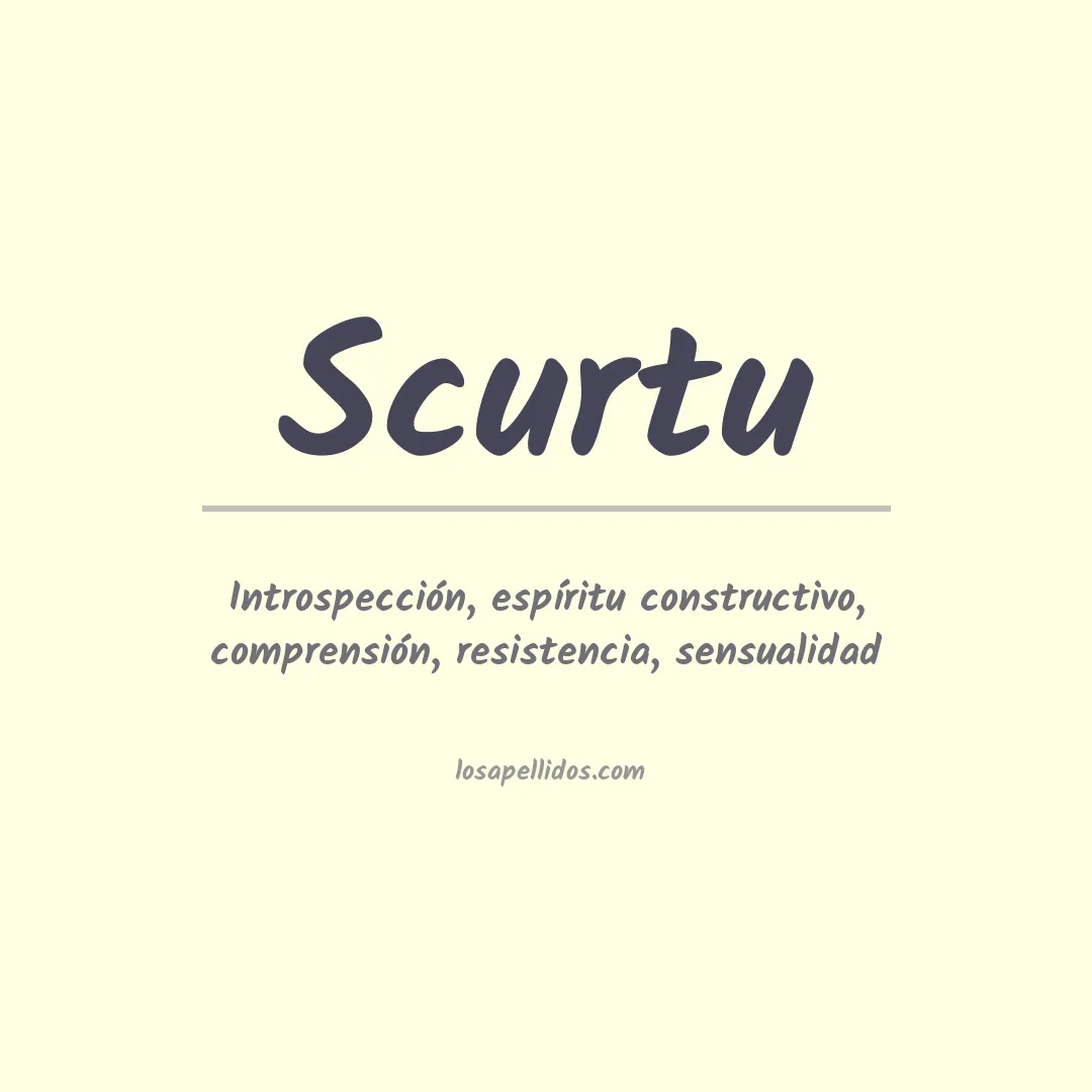Apellido Scurtu