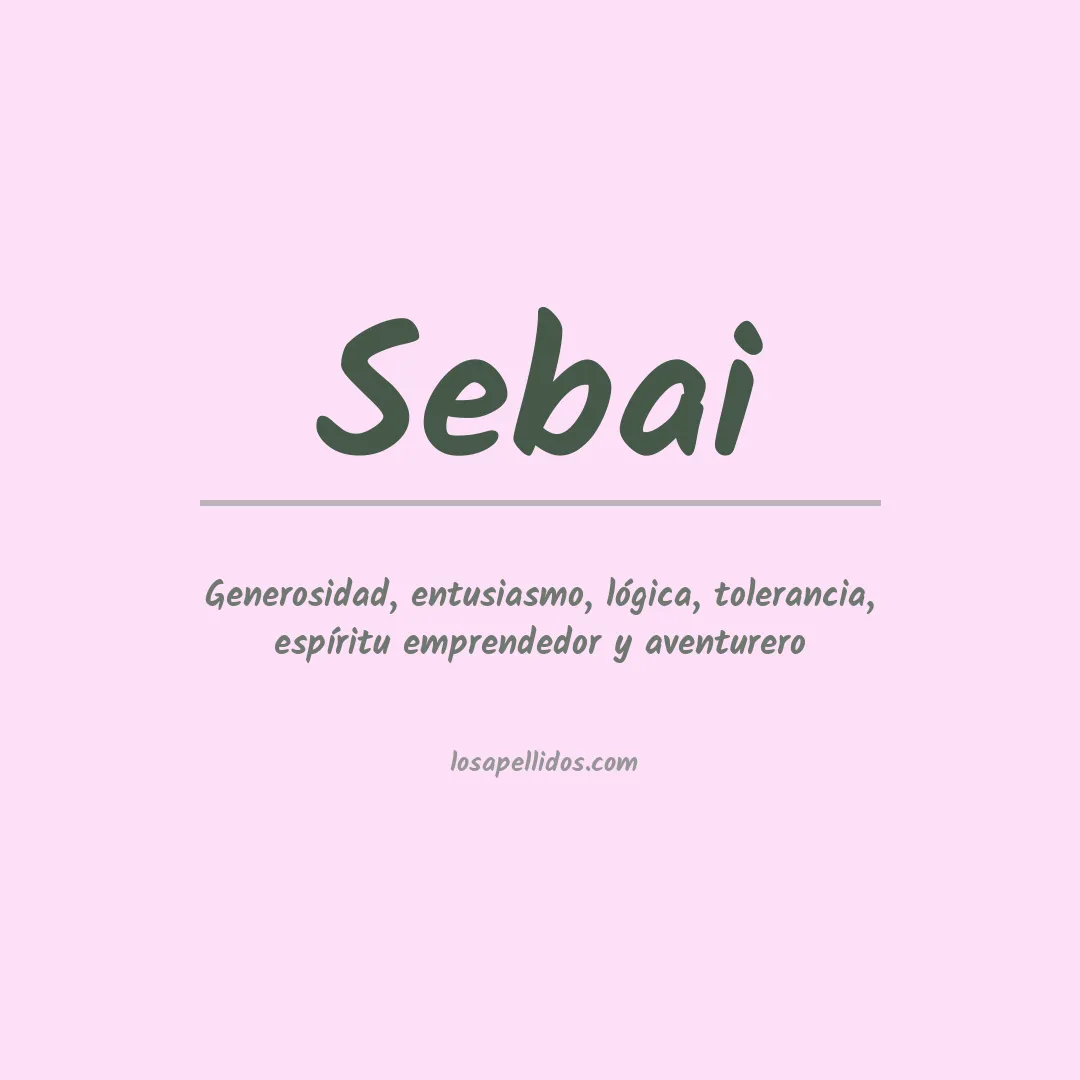 Apellido Sebai