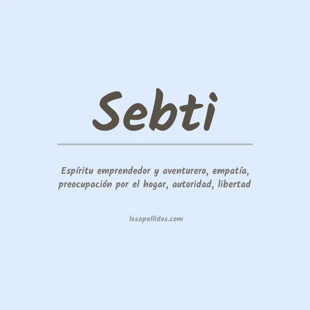 Apellido Sebti