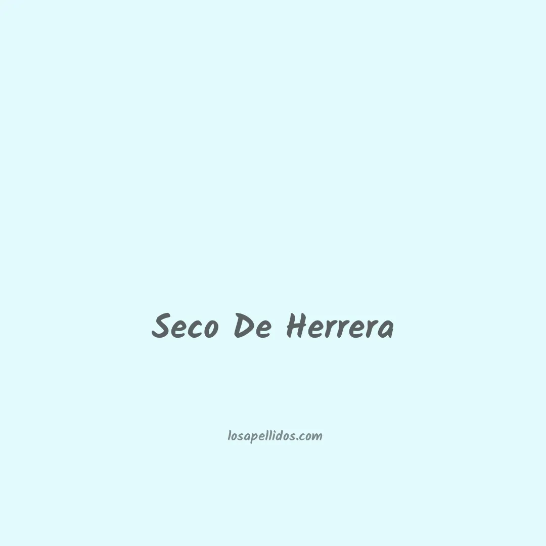 Seco de herrera en chino