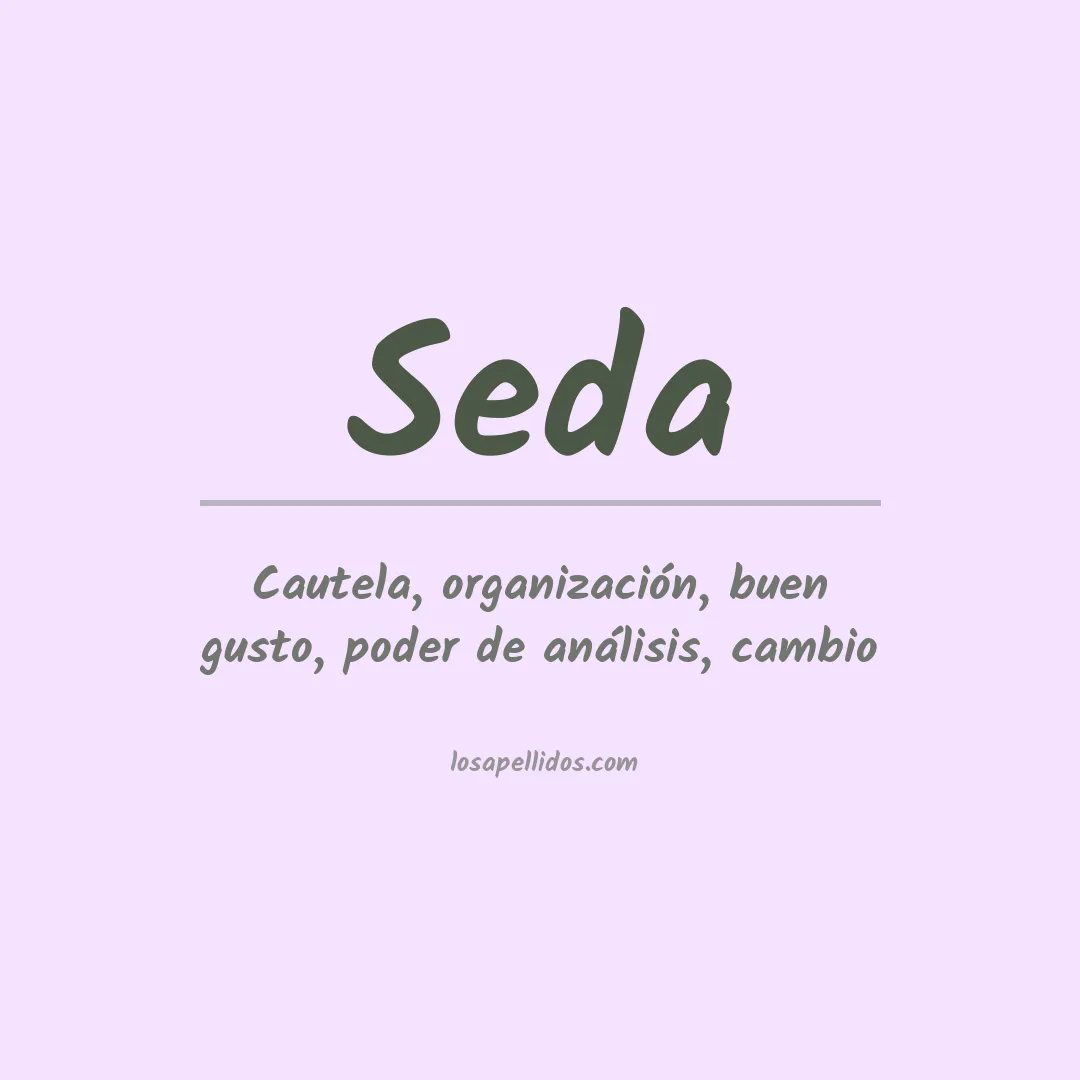 Apellido Seda