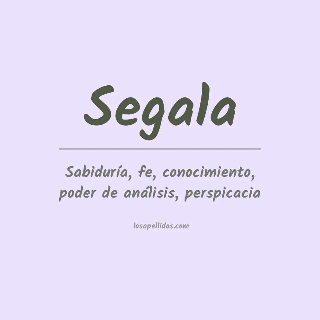 Apellido Segala