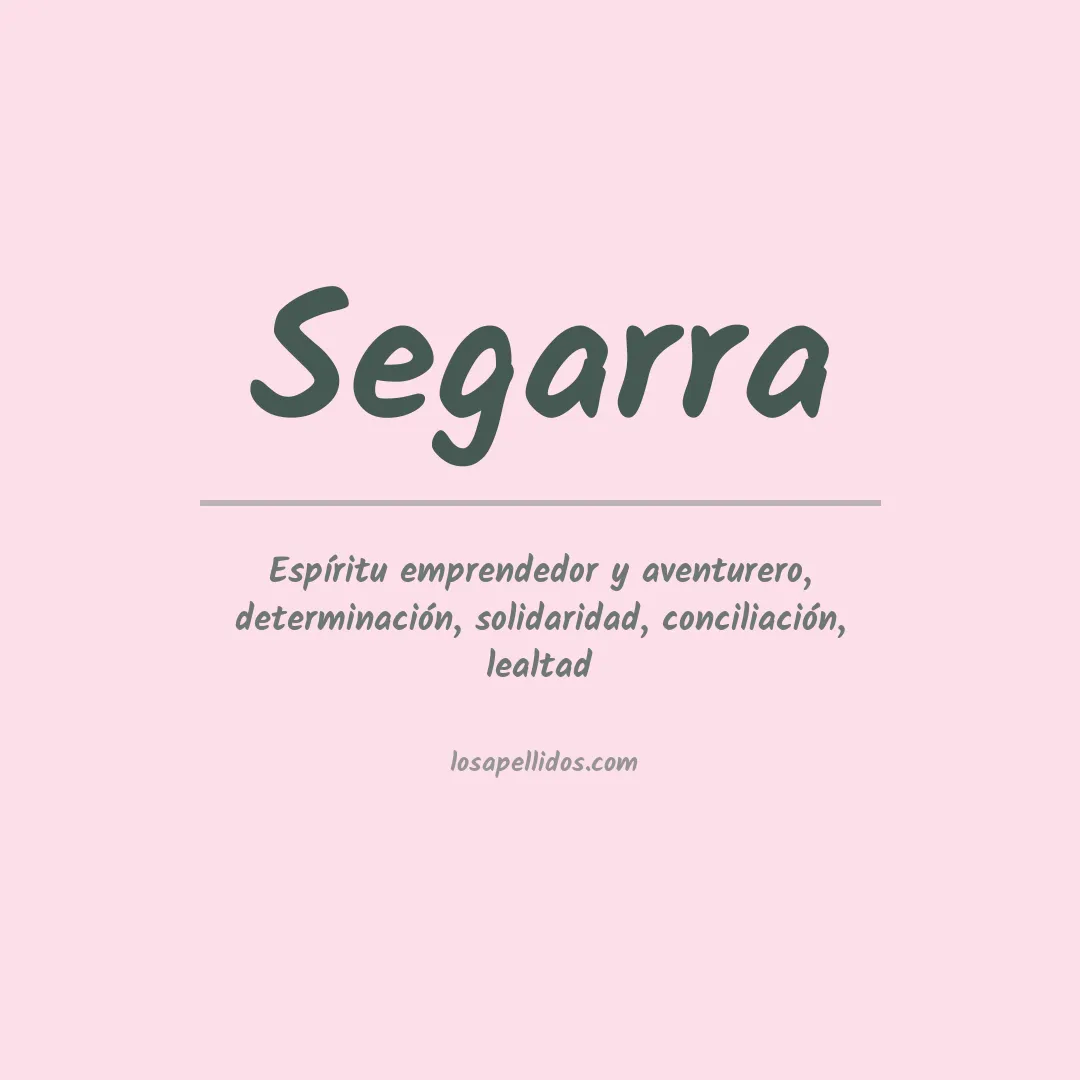 Apellido Segarra