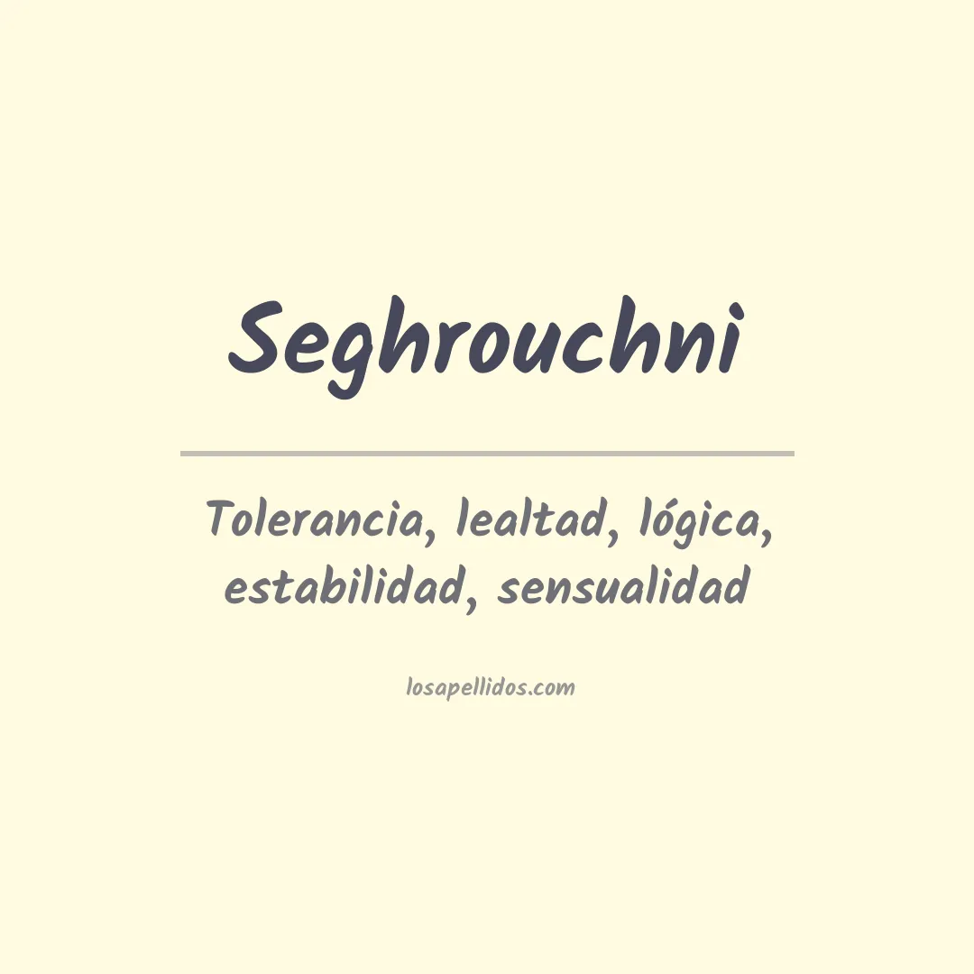 Apellido Seghrouchni