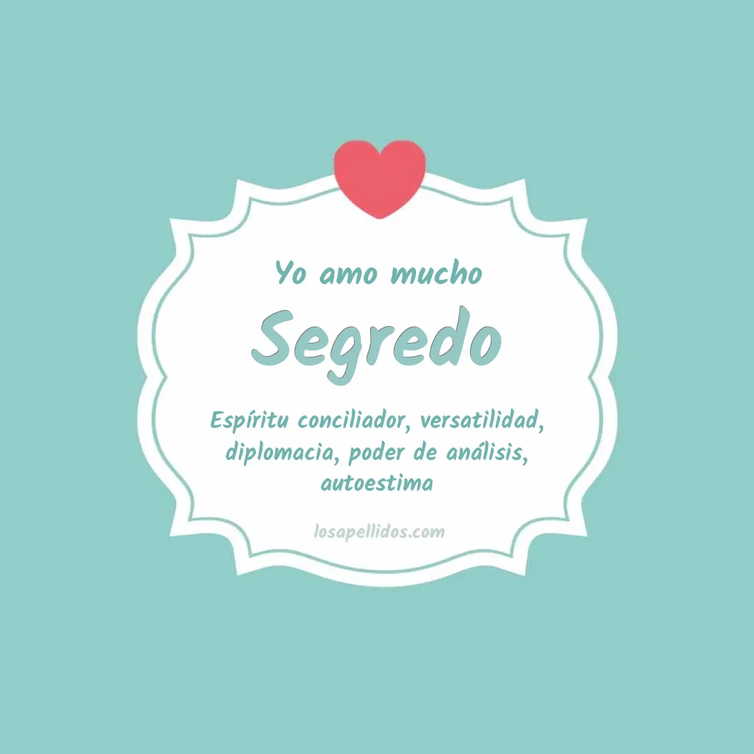 Yo amo mucho Segredo