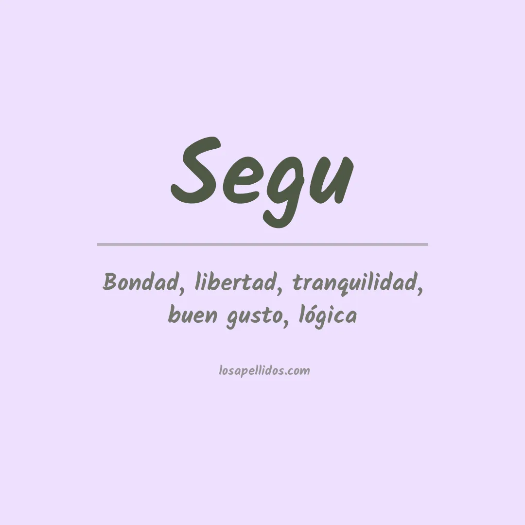 Apellido Segu