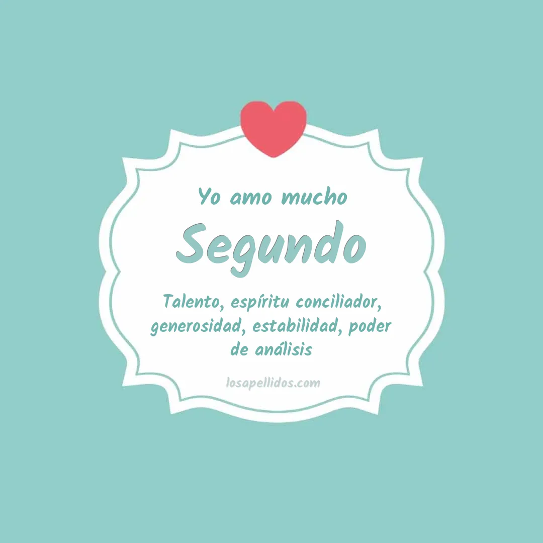 Yo amo mucho Segundo