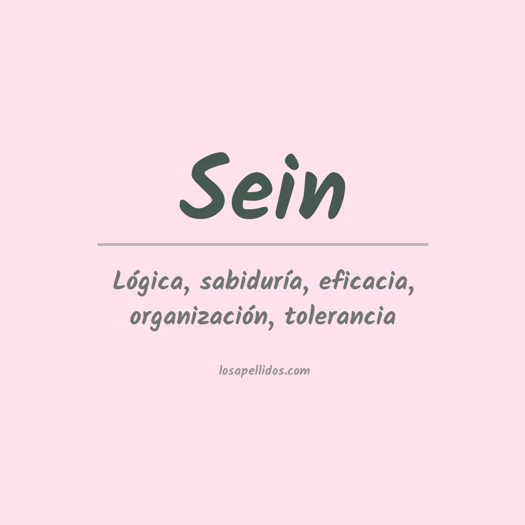 Apellido Sein