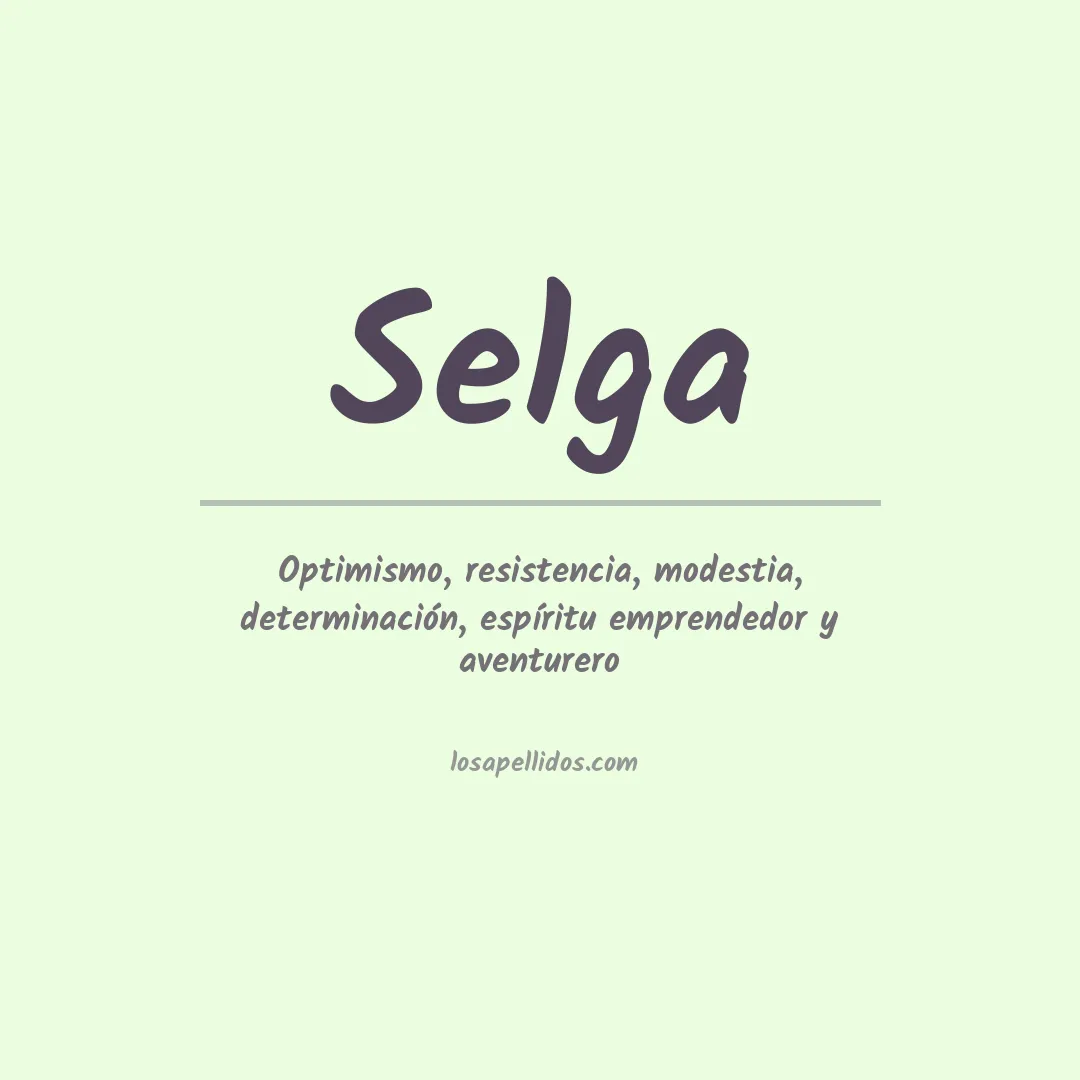 Apellido Selga