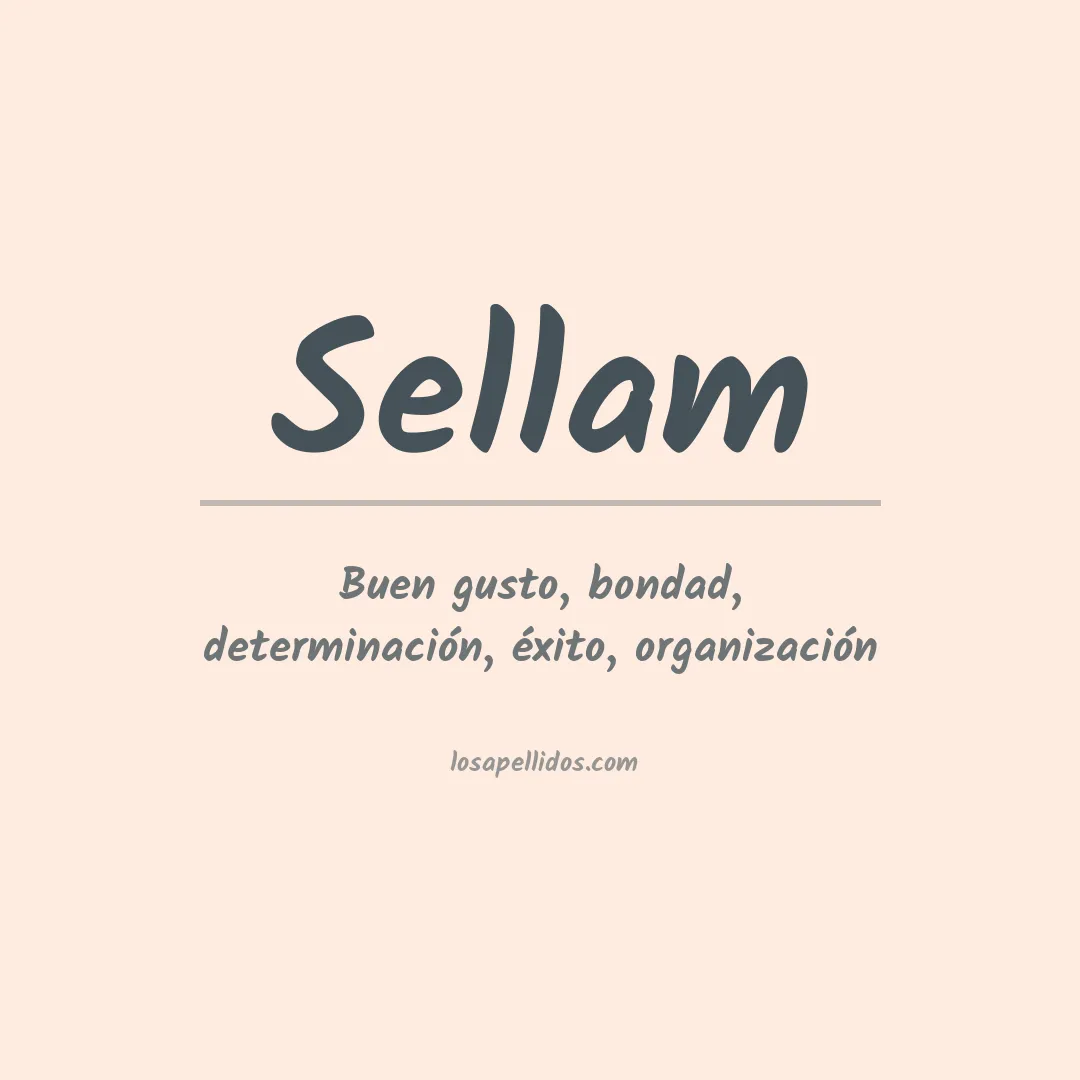 Apellido Sellam
