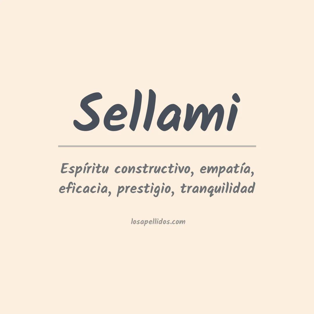 Apellido Sellami