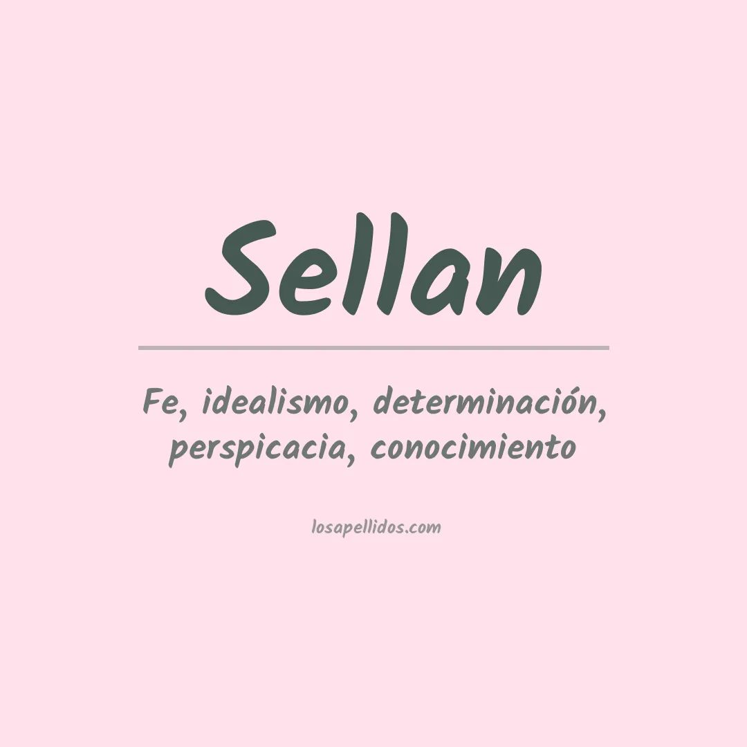 Apellido Sellan