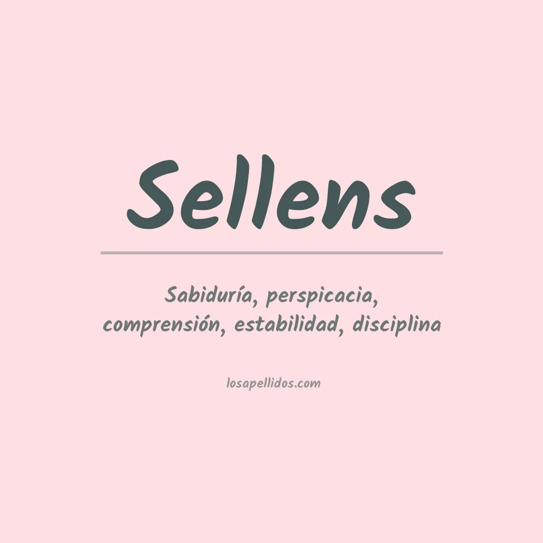 Apellido Sellens