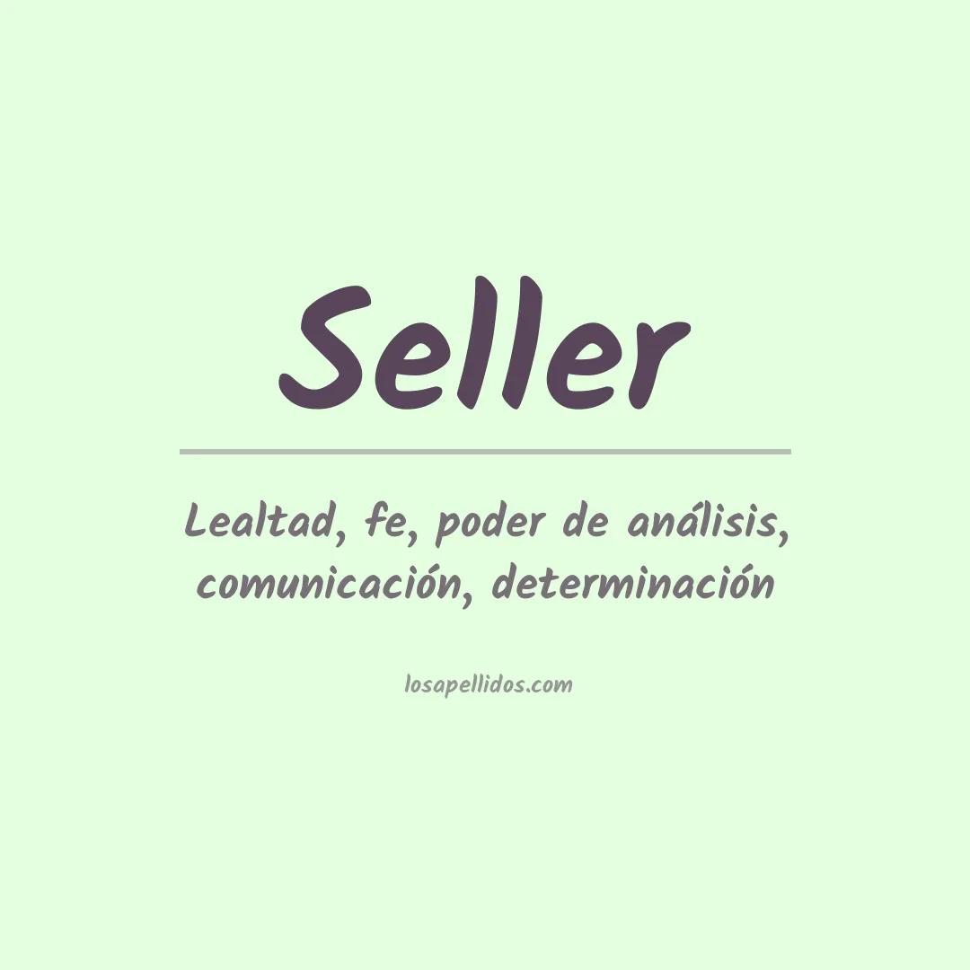 Apellido Seller