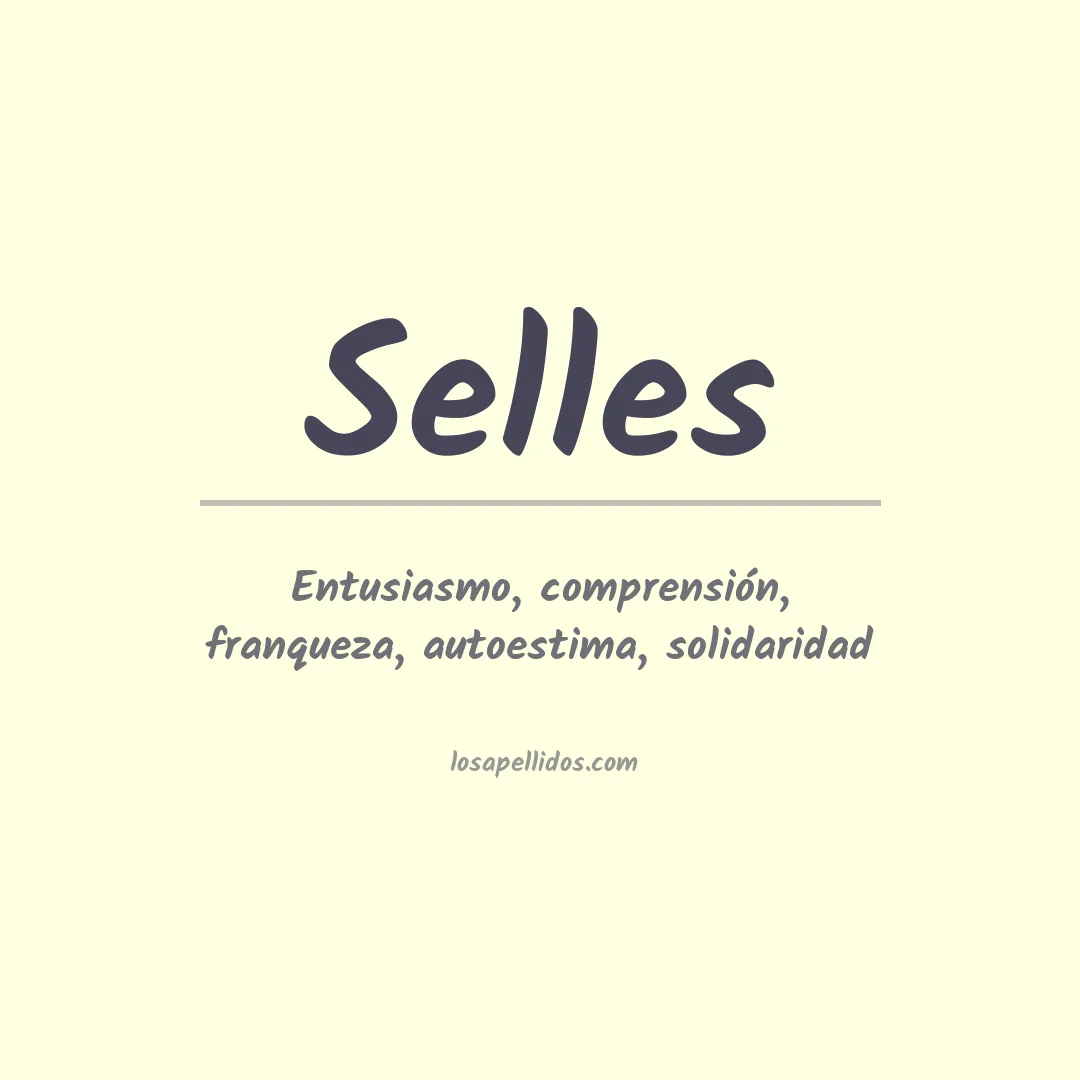 Apellido Sellés