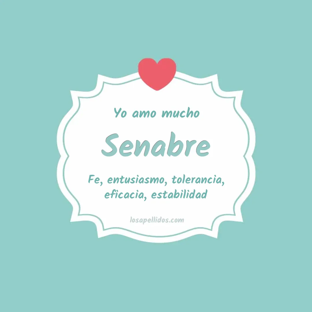 Yo amo mucho Senabre