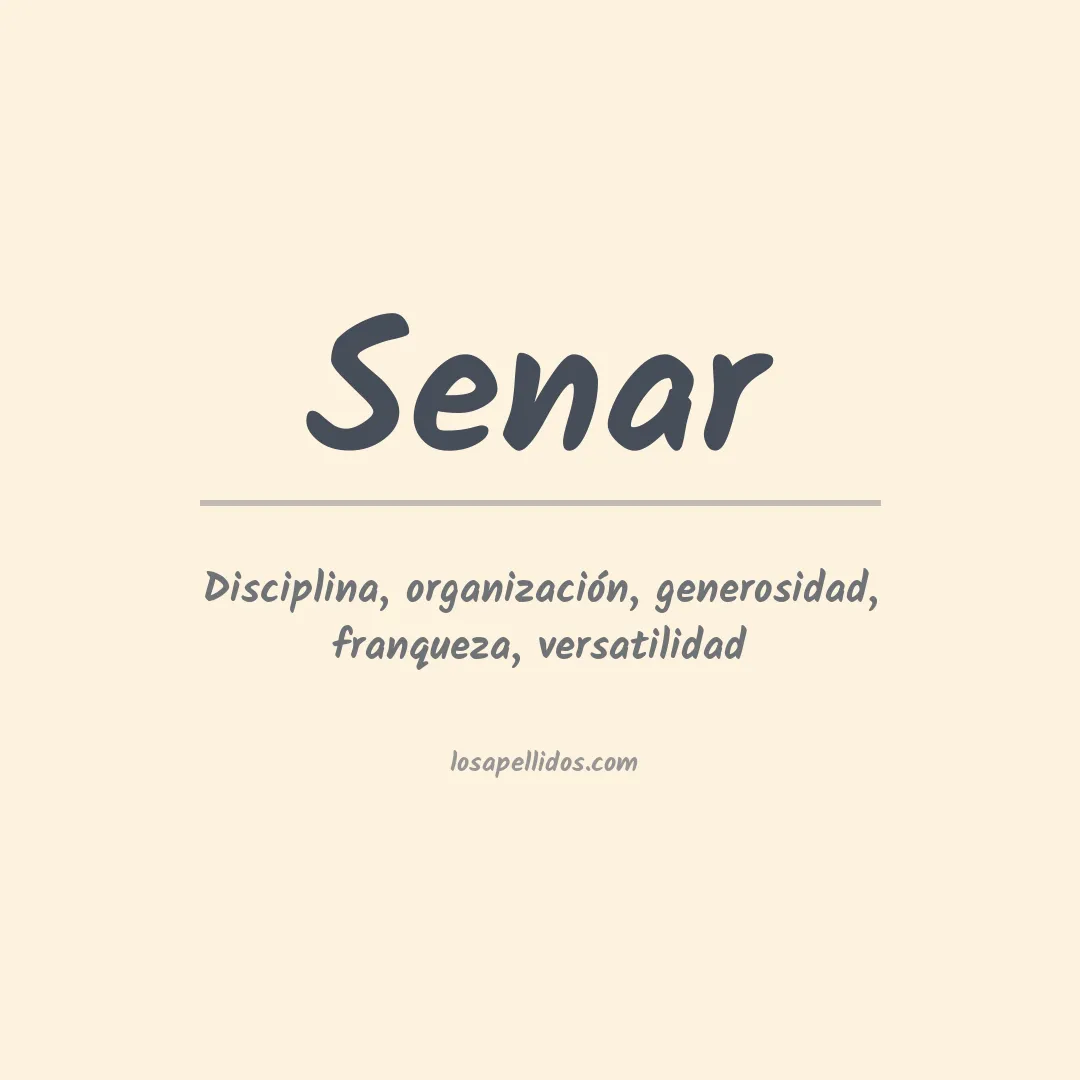 Apellido Senar