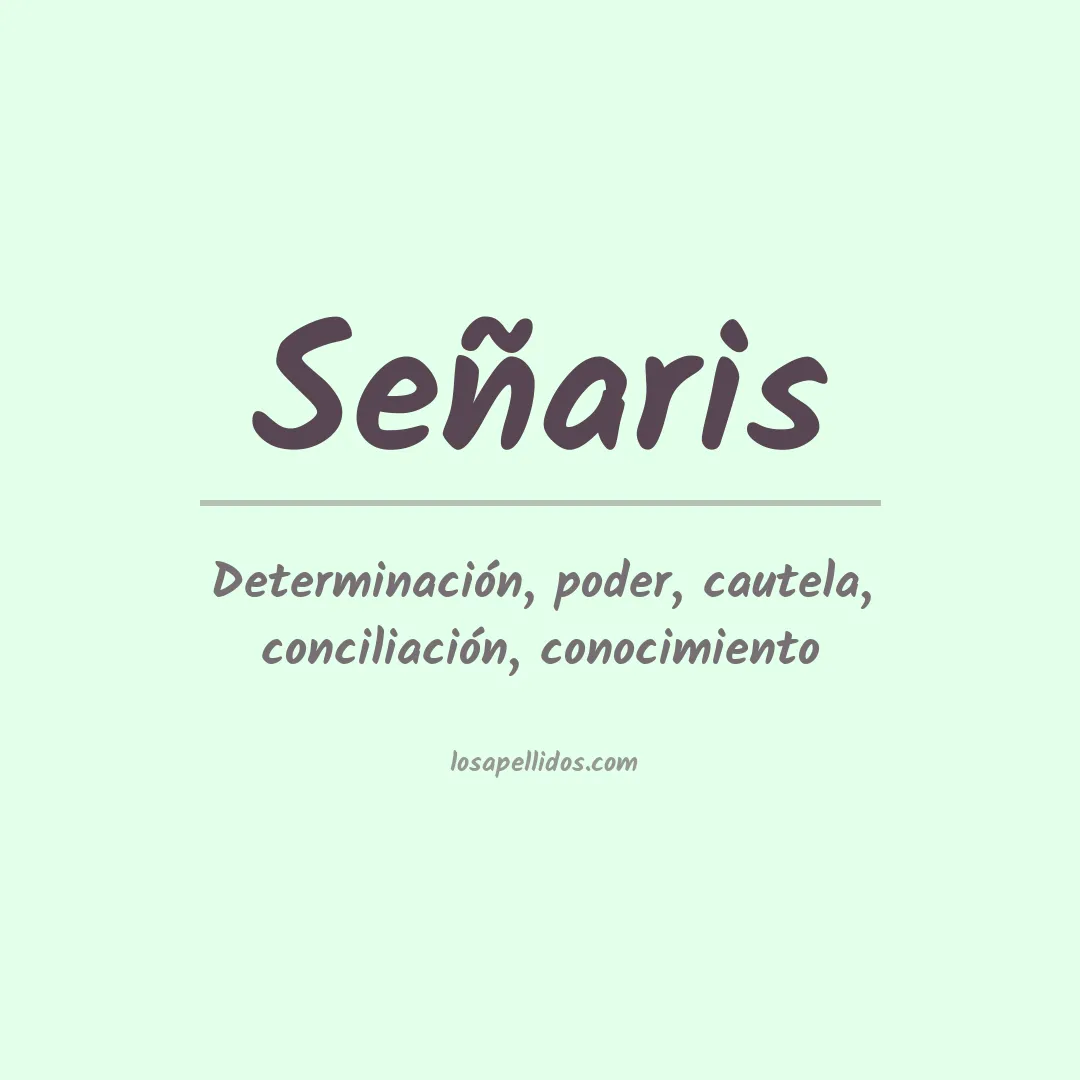 Apellido Señaris
