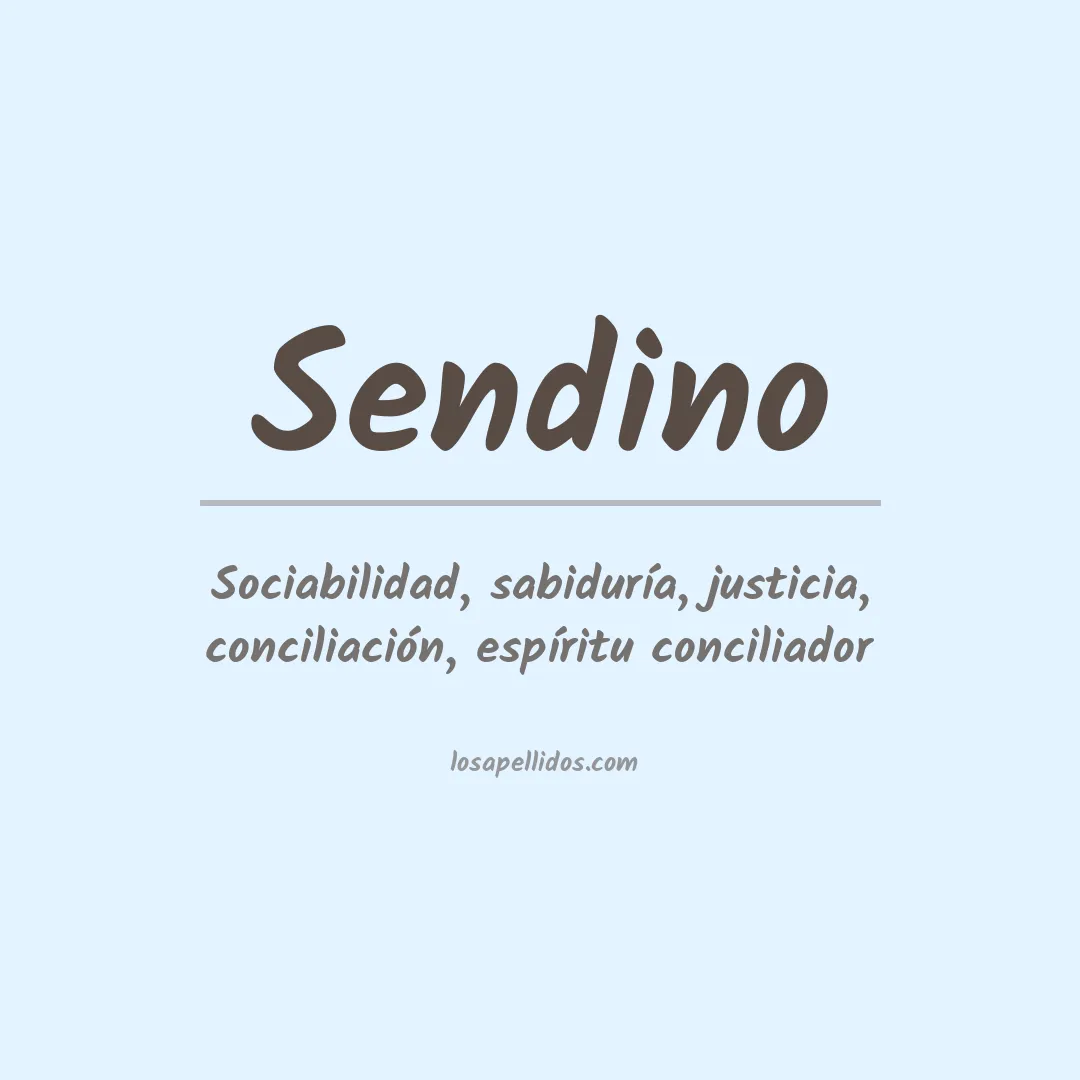 Apellido Sendino