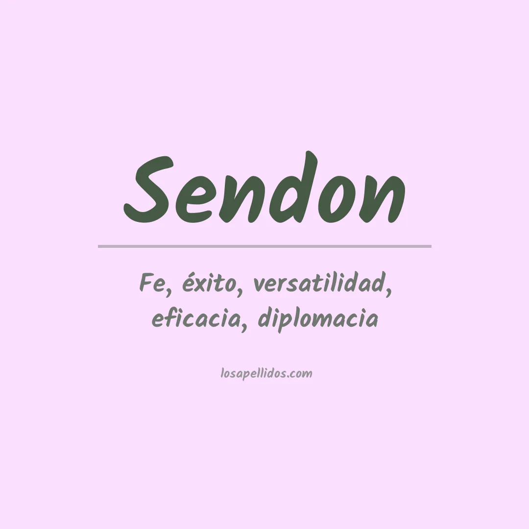 Apellido Sendon