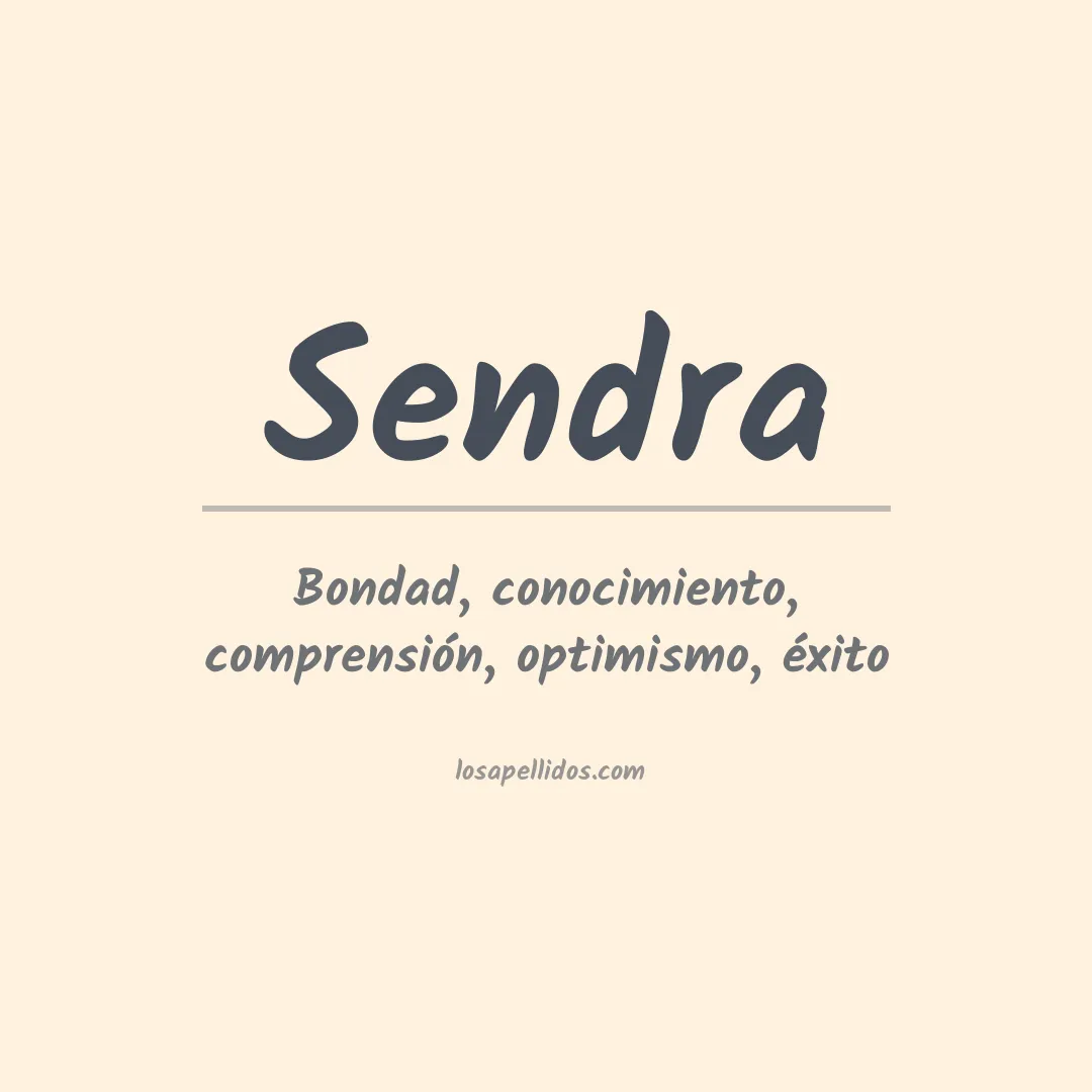 Apellido Sendra