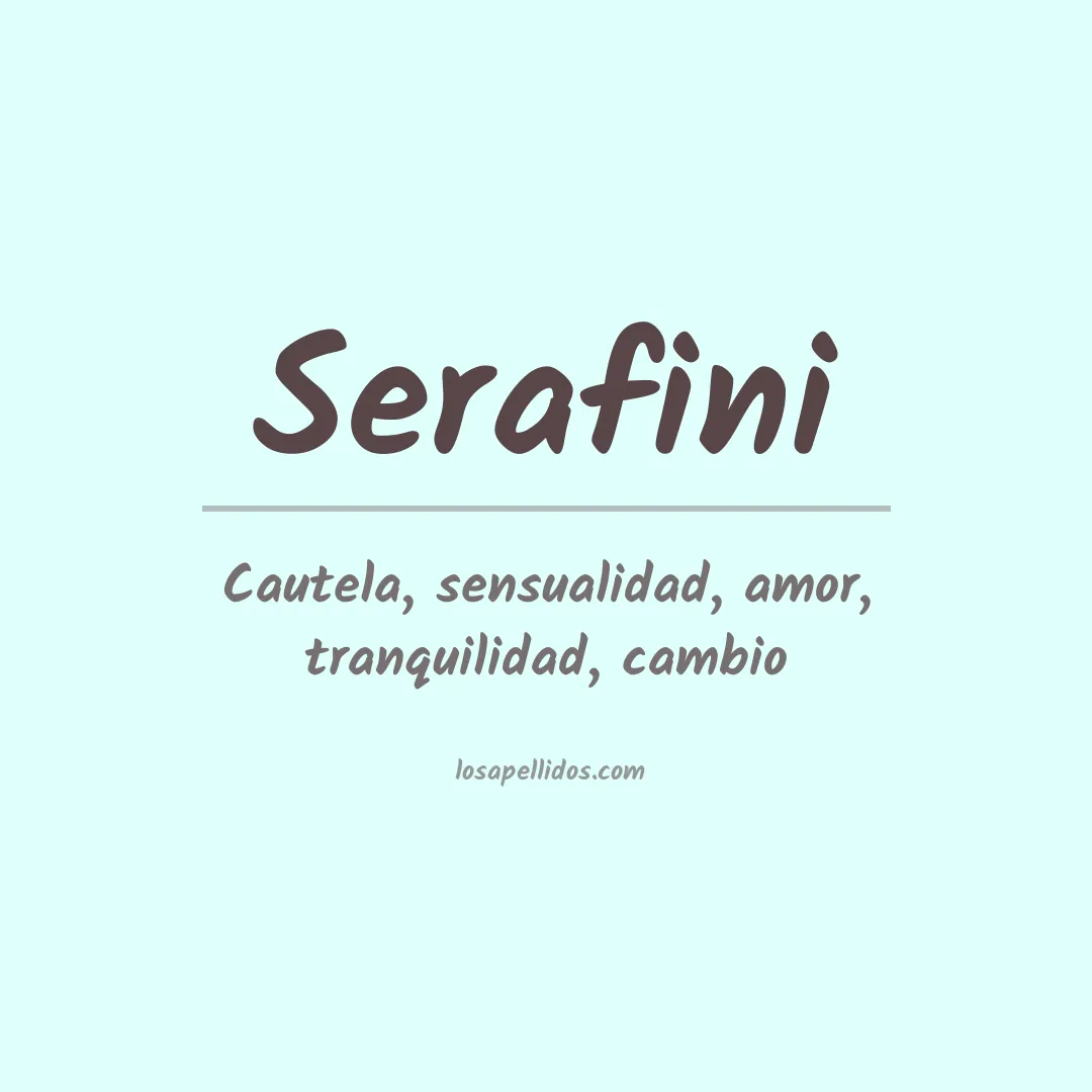 Apellido Serafini