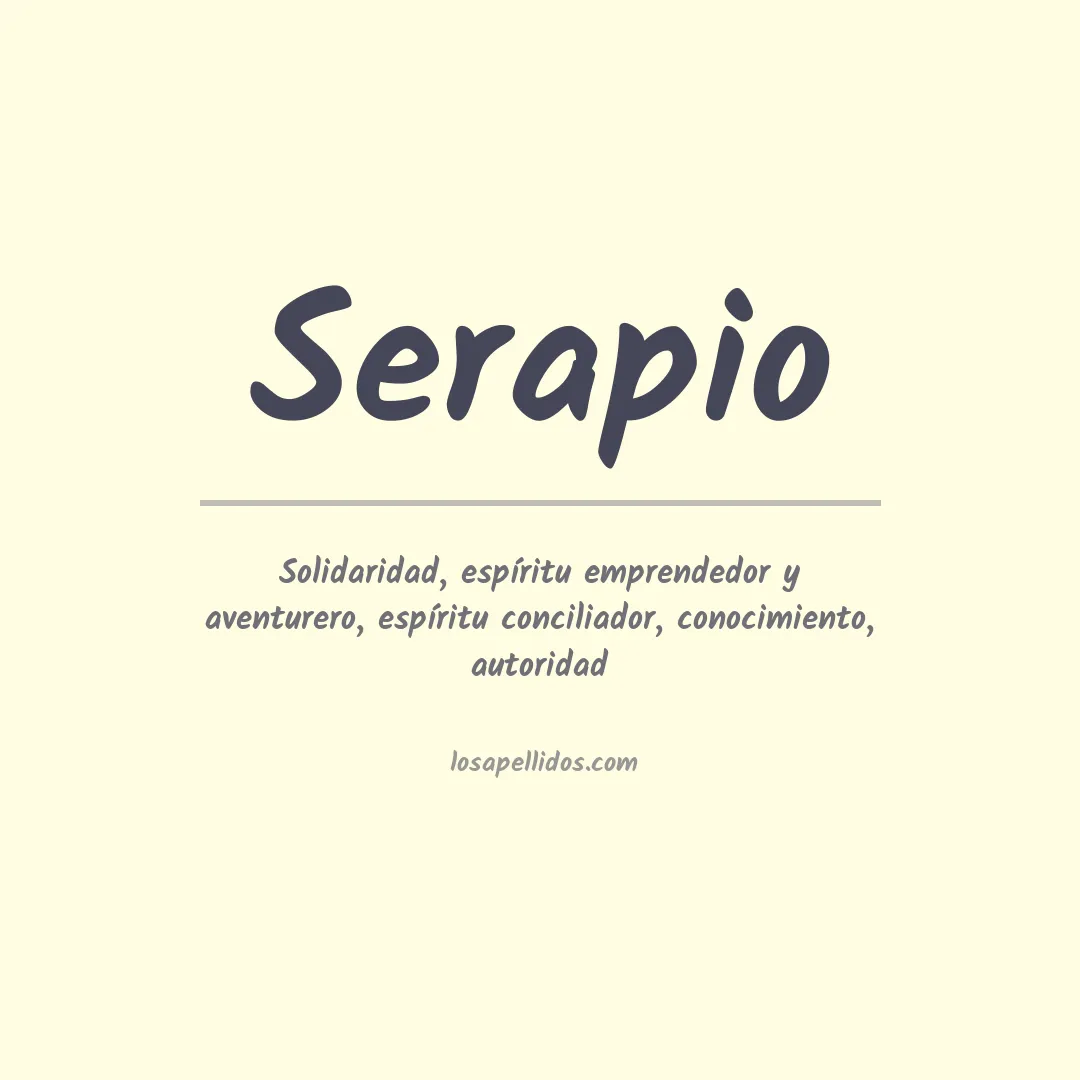 Apellido Serapio