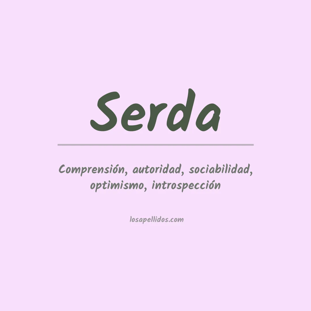 Apellido Serda