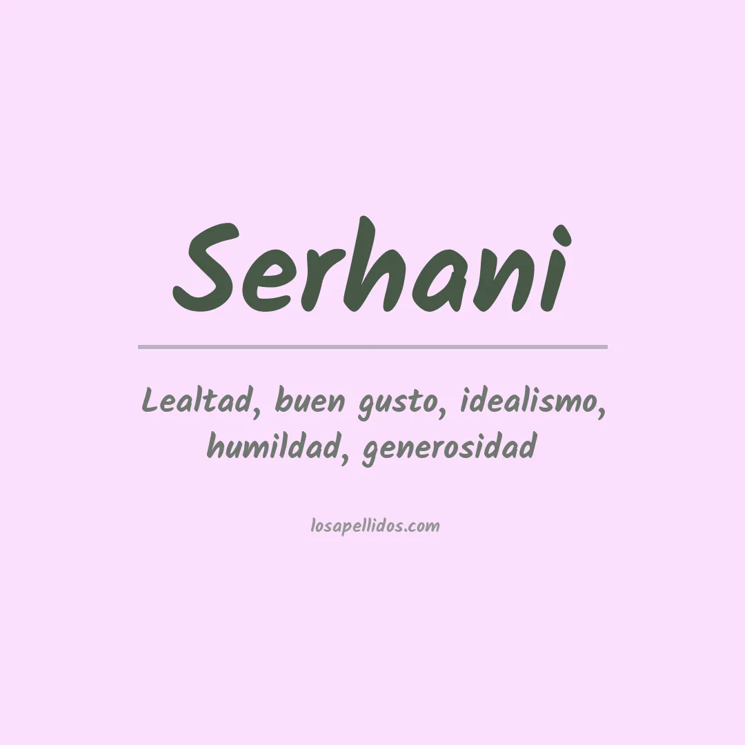 Apellido Serhani