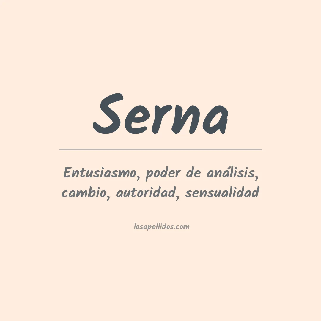 Apellido Serna