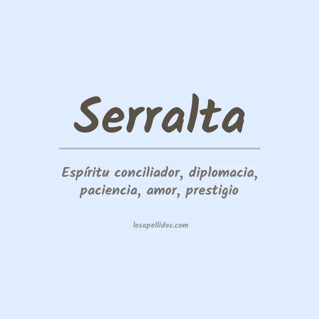 Apellido Serralta