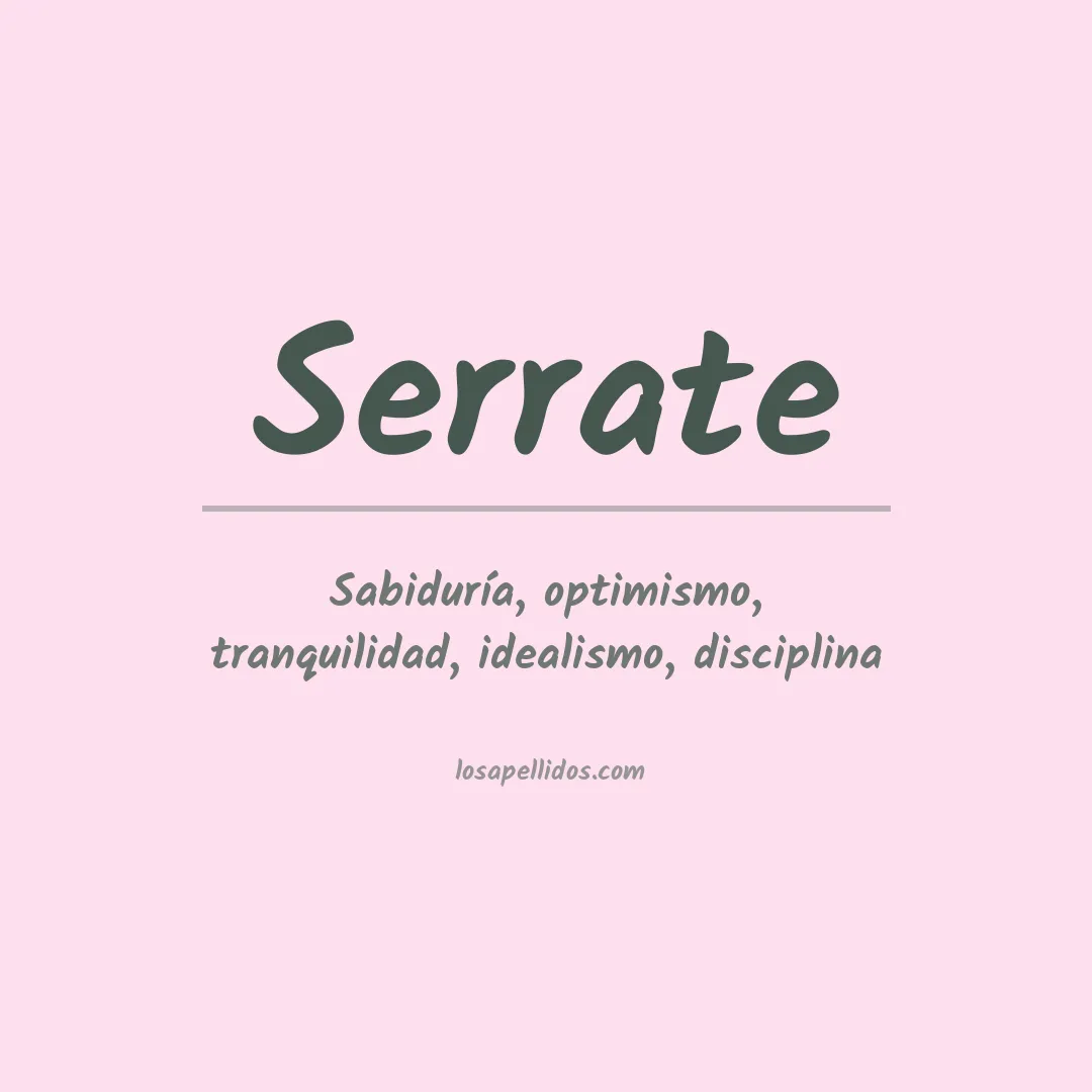 Apellido Serrate