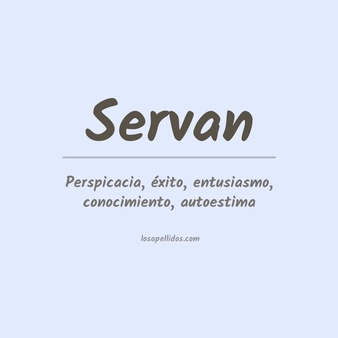 Apellido Servan