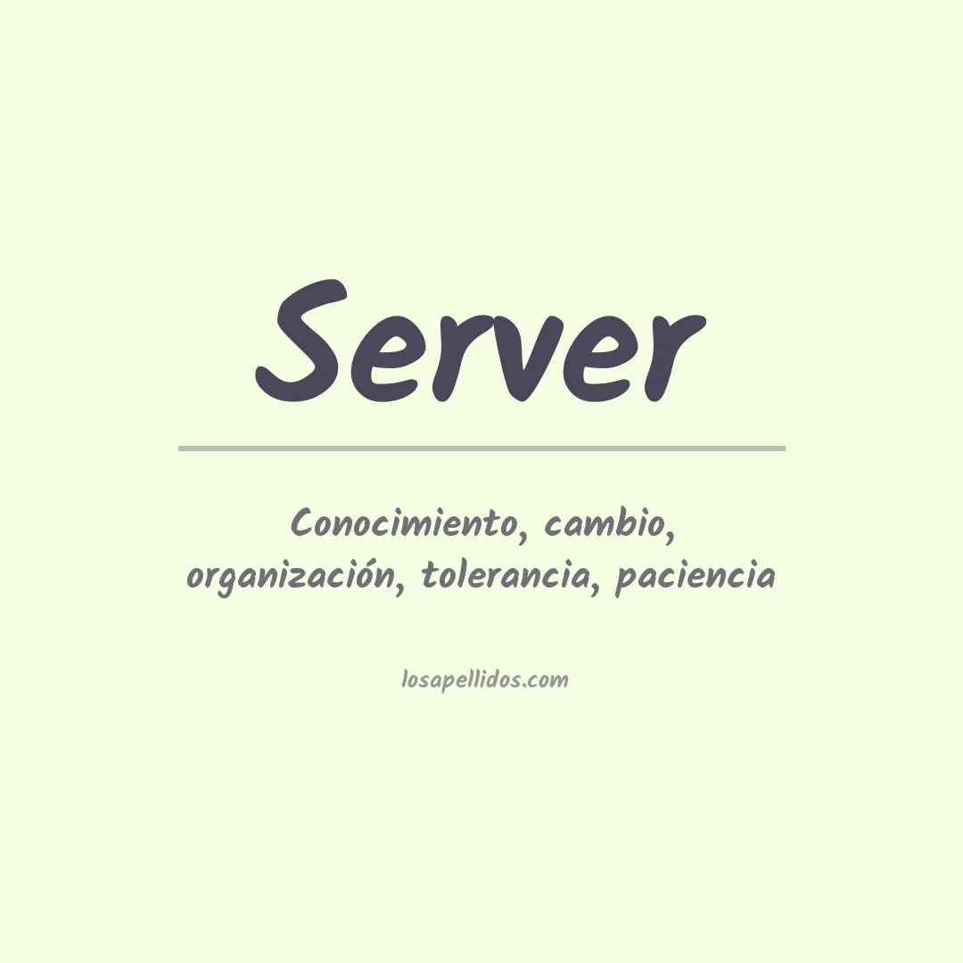 Apellido Server